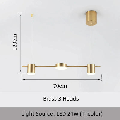 Linear LED Kitchen Island Pendant