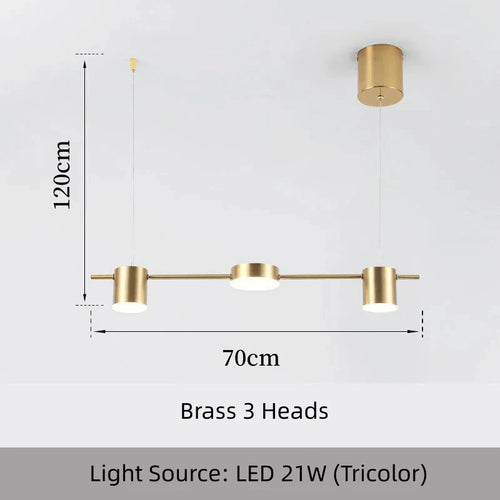 Linear LED Kitchen Island Pendant
