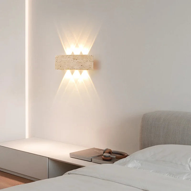 Natural Stone Outdoor LED Wall Light