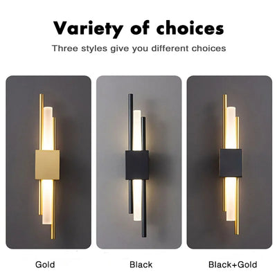 Modern Gold LED Wall Sconce