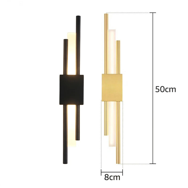 Modern Gold LED Wall Sconce