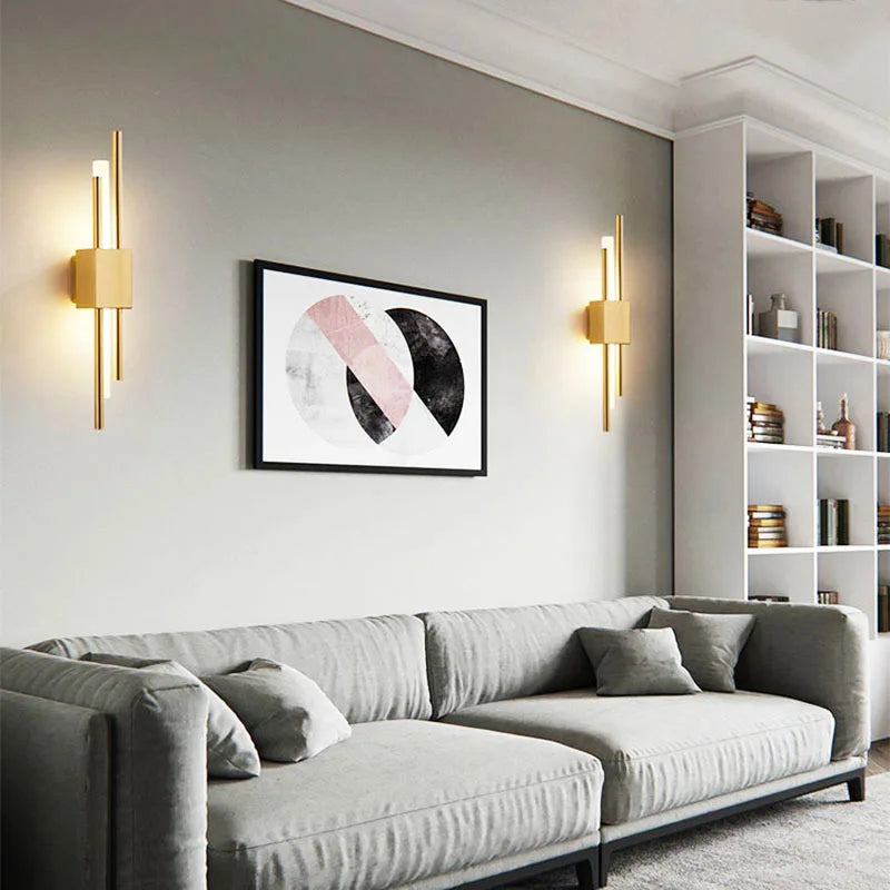 Modern Gold LED Wall Sconce