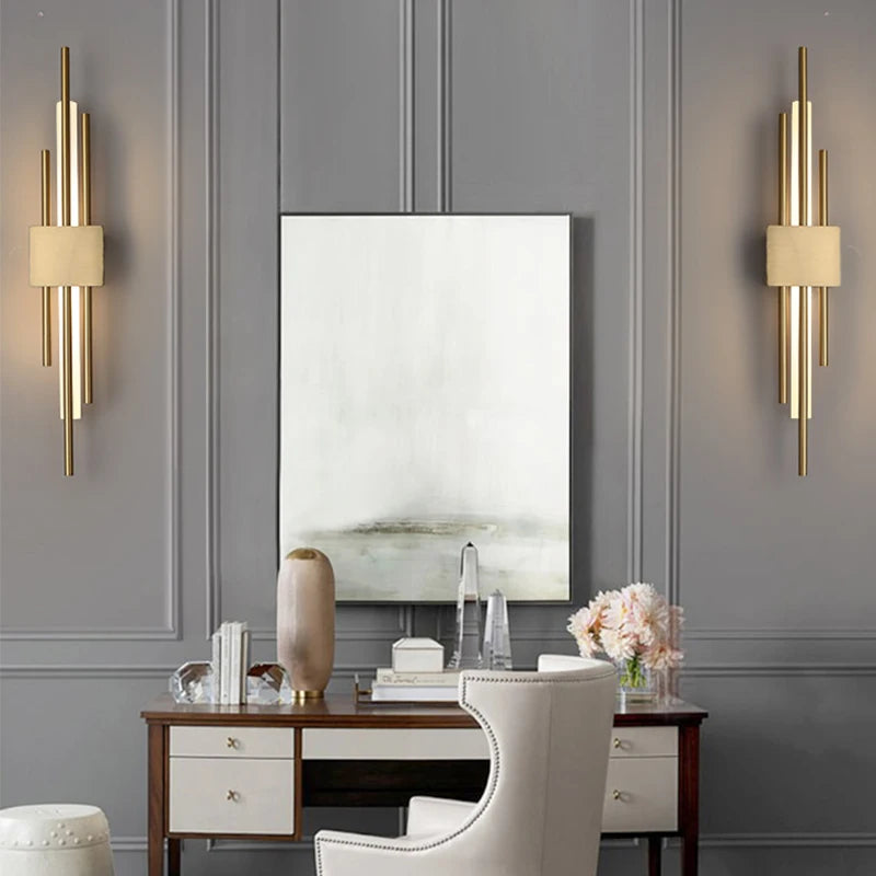 Modern Gold LED Wall Sconce