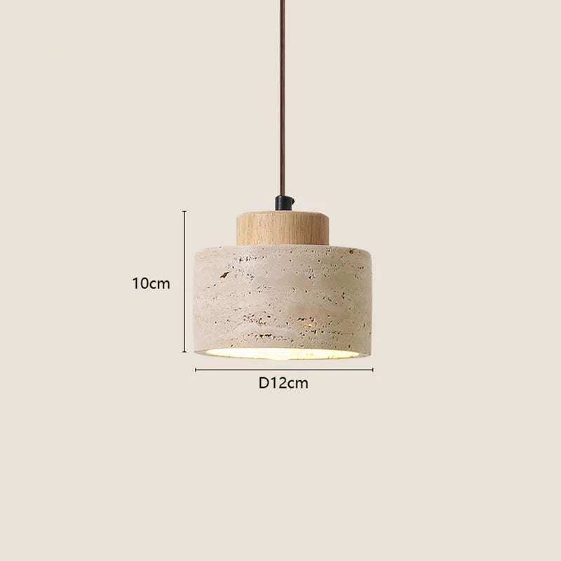 Stone Texture Pendant Light
