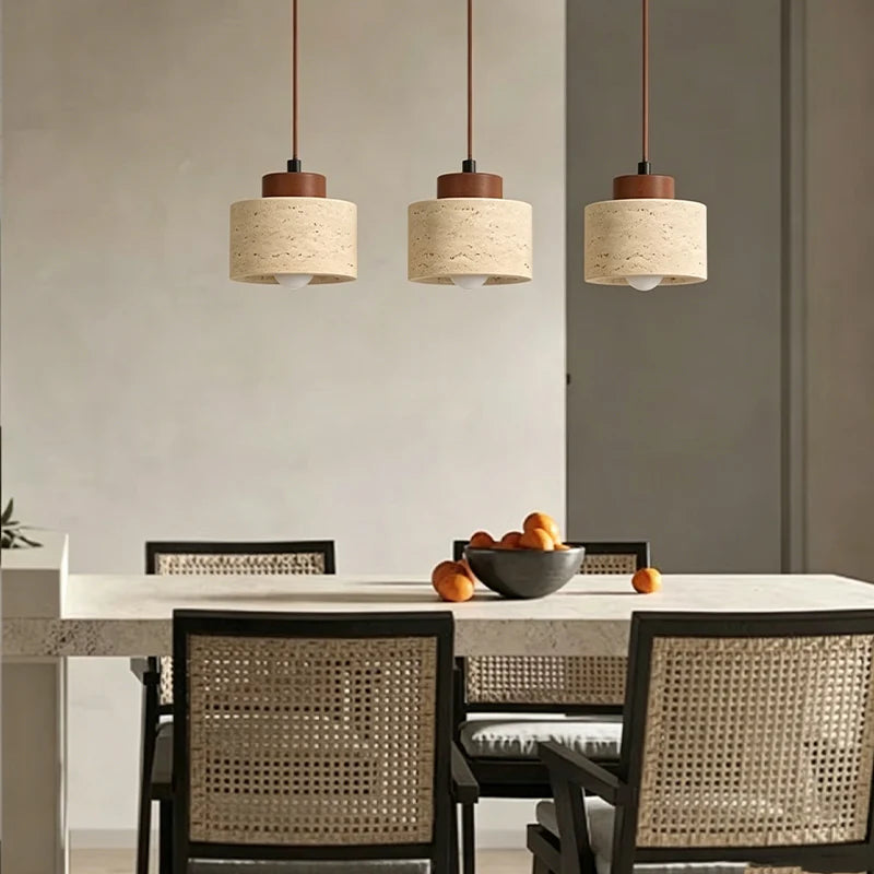 Stone Texture Pendant Light