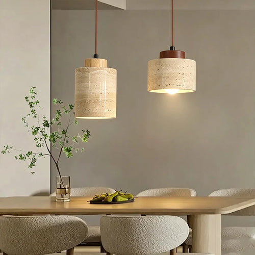 Stone Texture Pendant Light