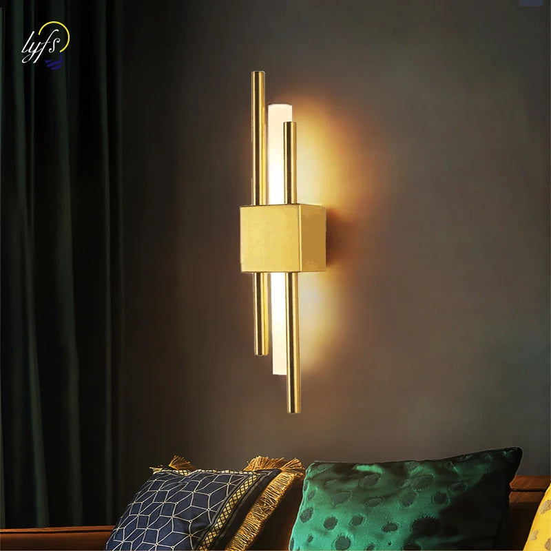 Modern Gold LED Wall Sconce