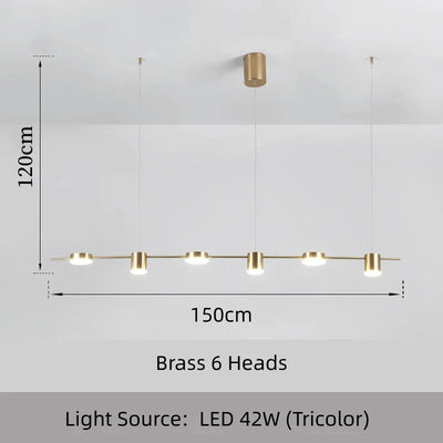 Linear LED Kitchen Island Pendant