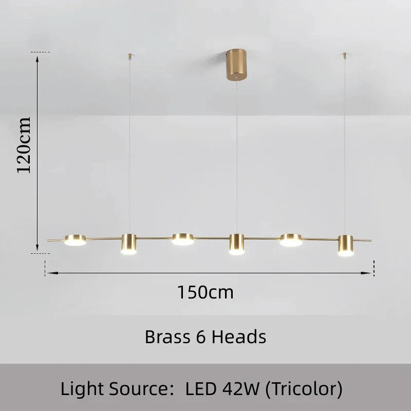 Linear LED Kitchen Island Pendant