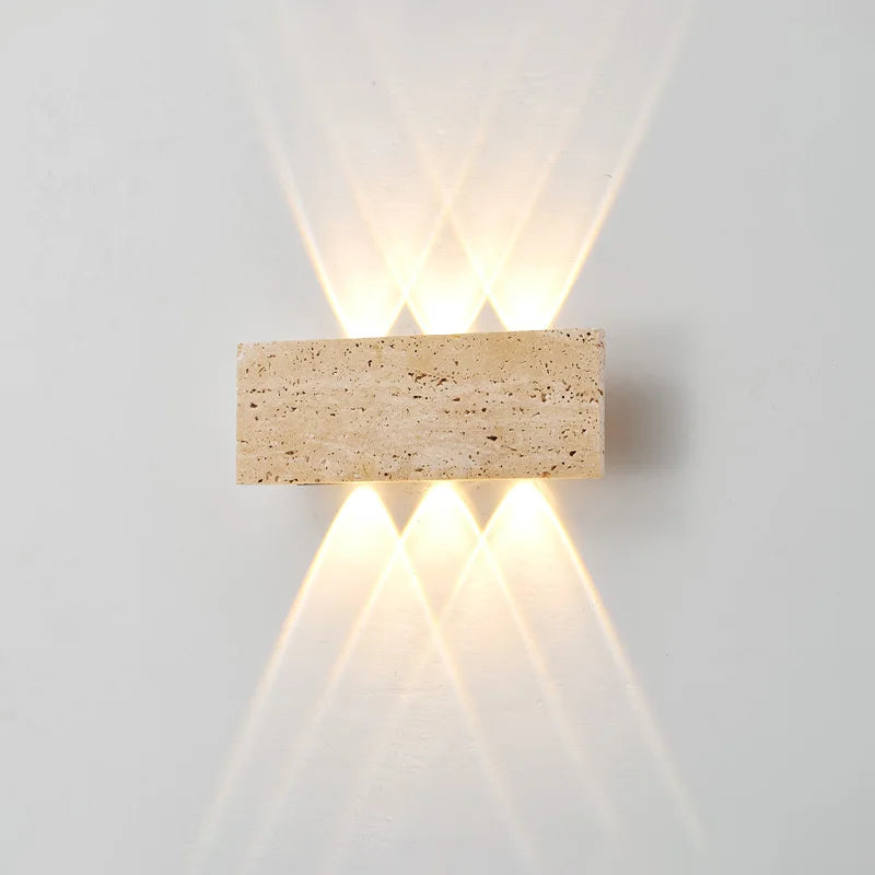 Natural Stone Outdoor LED Wall Light