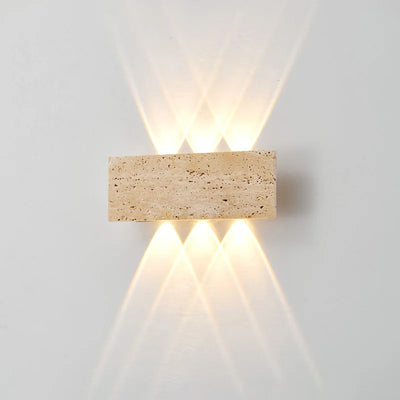 Natural Stone Outdoor LED Wall Light