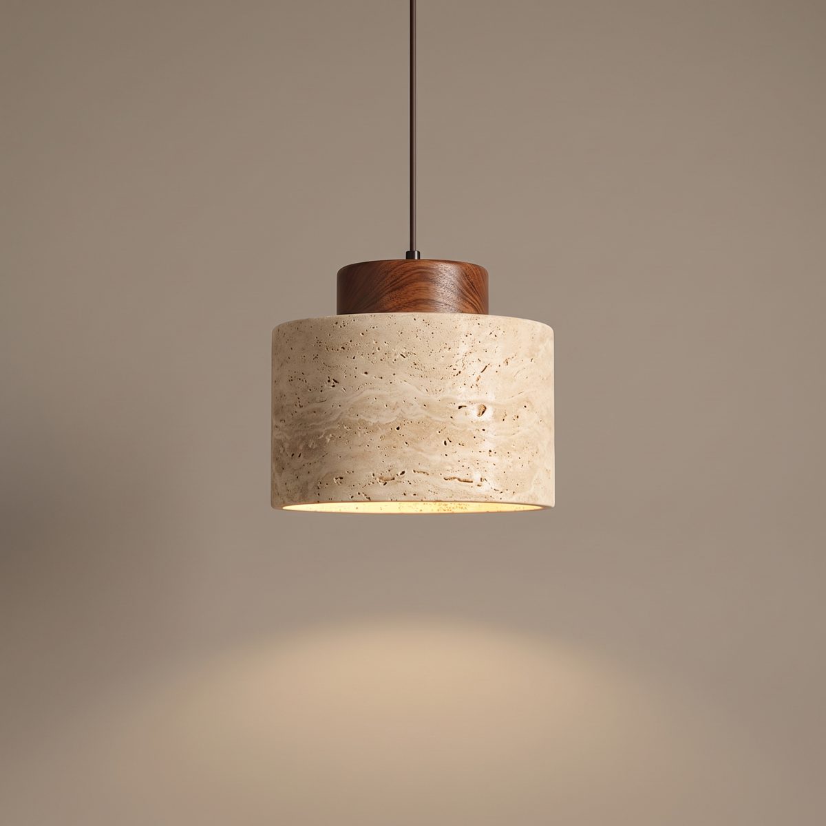 Stone Texture Pendant Light